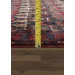 Pasargad Home Antique Bidjar Collection Hand-Knotted Wool Area Rug-8'7" X 11'8"