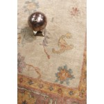 Pasargad Home Oushak Collection Hand-Knotted Wool Area Rug- 10' 0" X 14' 0"