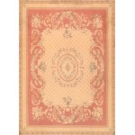 Pasargad Home Abusson Collection Hand-Knotted Wool Area Rug