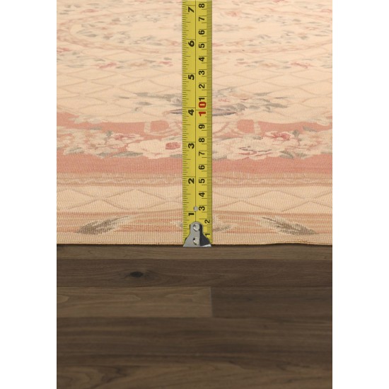 Pasargad Home Abusson Collection Hand-Knotted Wool Area Rug