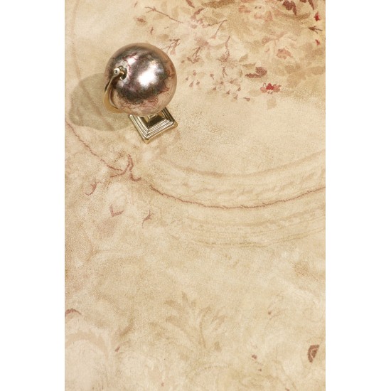 Pasargad Home Savonnerie Collection Hand-Knotted Wool Area Rug- 9' 6" X 13' 6"