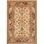 Nomad Art Sultanabad Hand-Knotted Lamb\'s Wool Area Rug- 6\' 3" X 8\' 9"