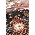 Pasargad Home Kazak Collection Hand-Knotted Wool Area Rug- 5'10" X 8' 6"