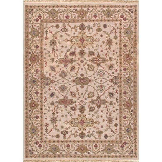 Pasargad Home Sumak Collection Hand-Woven Wool Area Rug- 8'11" X 12' 2"