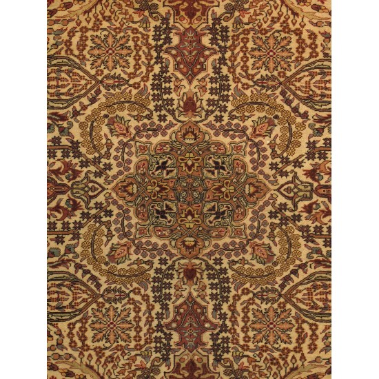 Pasargad Home Kysery Hand-Knotted Wool Area Rug- 7' 8" X 11' 4"