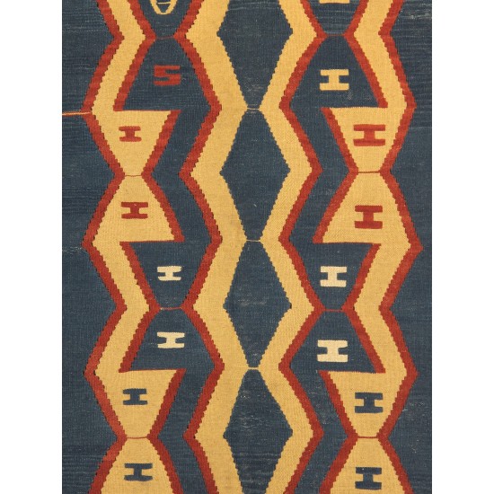 Pasargad Home Kilim Hand-Knotted Wool Area Rug- 5'11" X 8' 2"