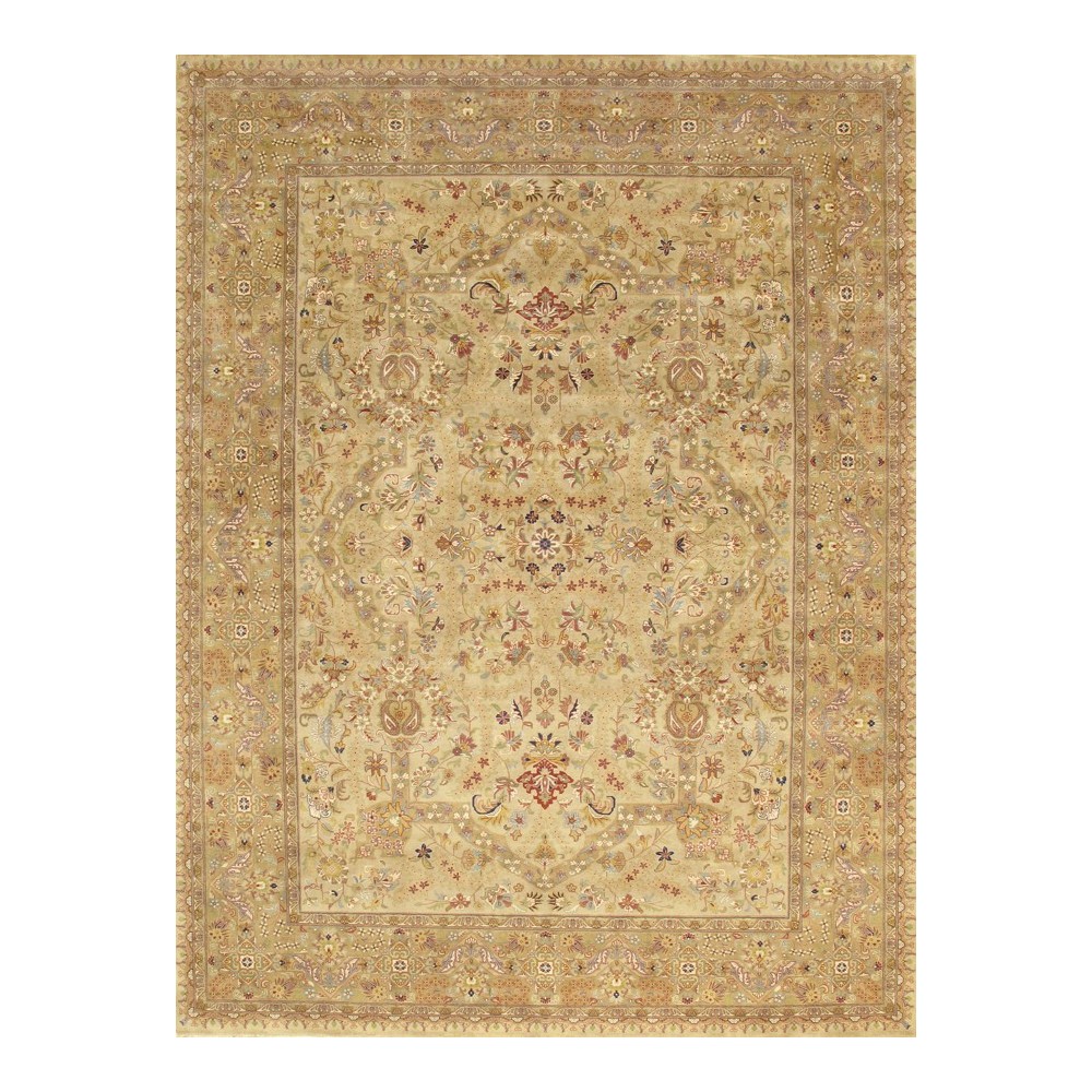 Pasargad Home Tabriz Hand-Knotted Lamb's Wool Area Rug- 9' 0" X 17' 11" Pasargad Home Tabriz Hand-Knotted Lamb's Wool Area Rug- 9' 0" X 17' 11"