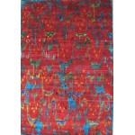 Pasargad Home Sari Silk Hand-Knotted Pure Silk Area Rug- 8' 9" X 12'11"