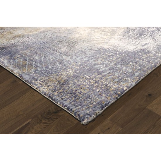 Pasargad Home Cosmo Collection Hand-Knotted Silk & Wool Area Rug- 9' 1" X 12' 1"