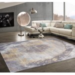 Pasargad Home Cosmo Collection Hand-Knotted Silk & Wool Area Rug- 9' 1" X 12' 1"