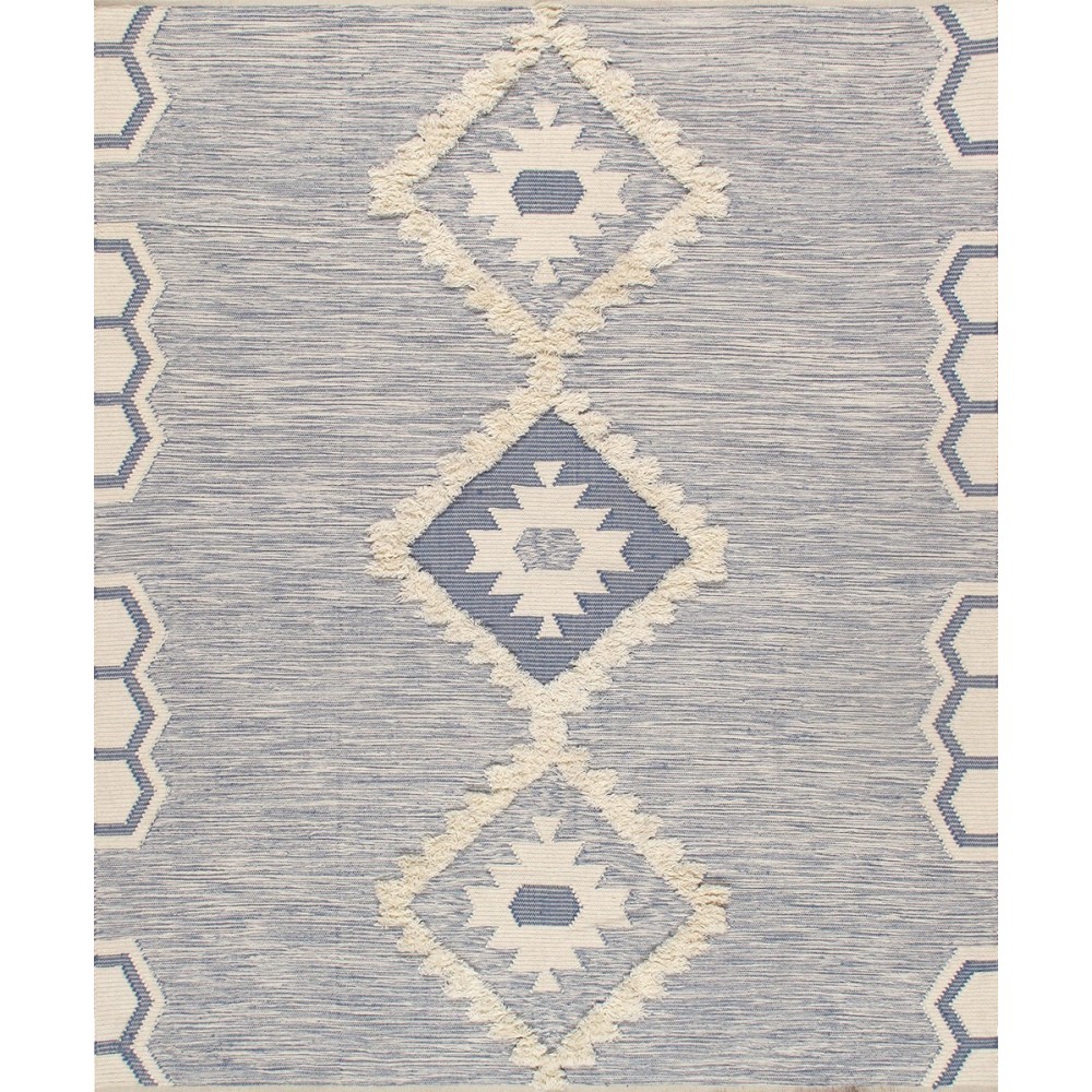 Pasargad Santa Fe Collection Cotton & Wool Area Rug- 8' 0" X 10' 0"