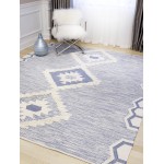 Pasargad Santa Fe Collection Cotton & Wool Area Rug- 8' 0" X 10' 0"