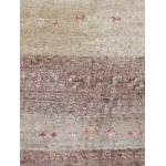 Pasargad Home Gabbeh Collection Hand-Knotted Silk Area Rug- 5' 9" X 7' 8"