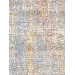 Pasargad Home Modern Gemstone Hand-Knotted Silk & Wool Area Rug- 6' 1" X 9' 1"