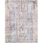 Pasargad Home Modern Gemstone Hand-Knotted Silk & Wool Area Rug- 8' 2" X 10' 0"