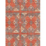 Pasargad Nomad Collection Hand-Knotted Wool Area Rug- 7' 9" X 9' 9"