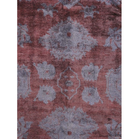 Pasargad Home Overdye Hand-Knotted Lamb's Wool Area Rug- 8' 1" X 10' 0"