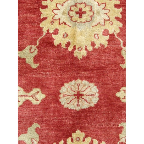 Pasargad Home Oushak Hand-Knotted Lamb's Wool Area Rug- 9' 10" X 13' 11"