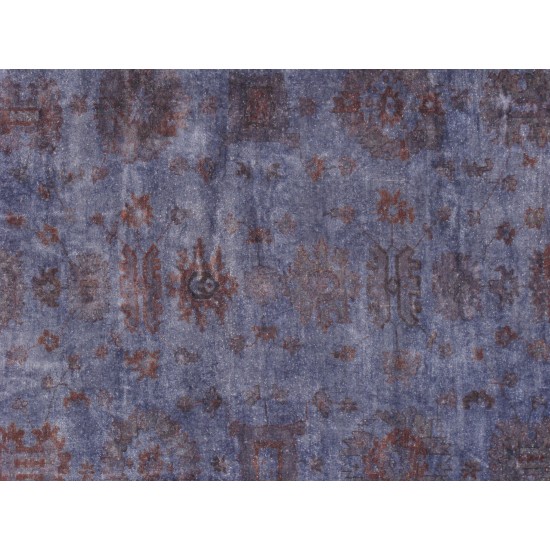 Pasargad Home Turkish Overdye Hand-Knotted Lamb's Wool Area Rug-11'11" X 12' 4"