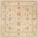 Pasargad Home Oushak Hand-Knotted Lamb's Wool Area Rug- 13' 10" X 13' 11"