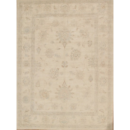 Pasargad Home Sultanabad Hand-Knotted Lamb's Wool Area Rug- 8' 8" X 11' 9"