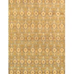 Pasargad Home Ikat Collection Hand-Knotted Lamb's Wool Area Rug- 4' 1" X 6' 0"