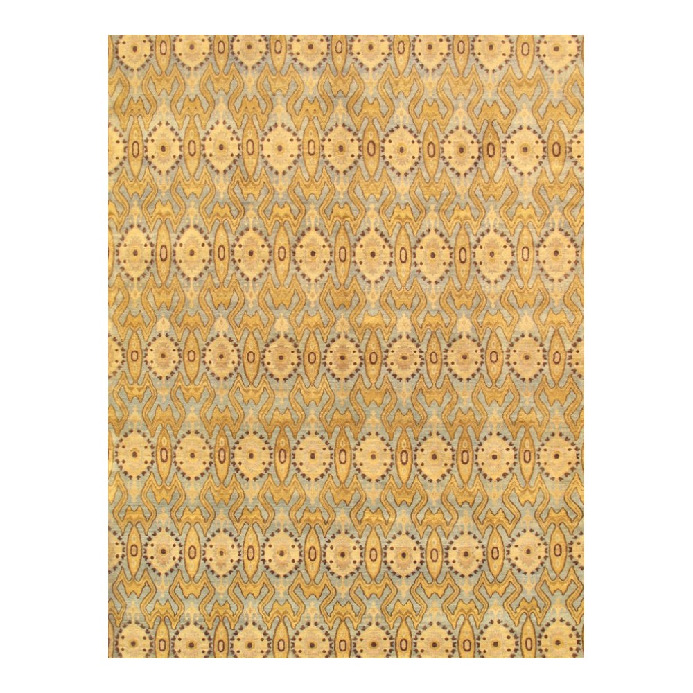 Pasargad Home Ikat Collection Hand-Knotted Lamb's Wool Area Rug- 4' 1" X 6' 0" Pasargad Home Ikat Collection Hand-Knotted Lamb's Wool Area Rug- 4' 1" X 6' 0"