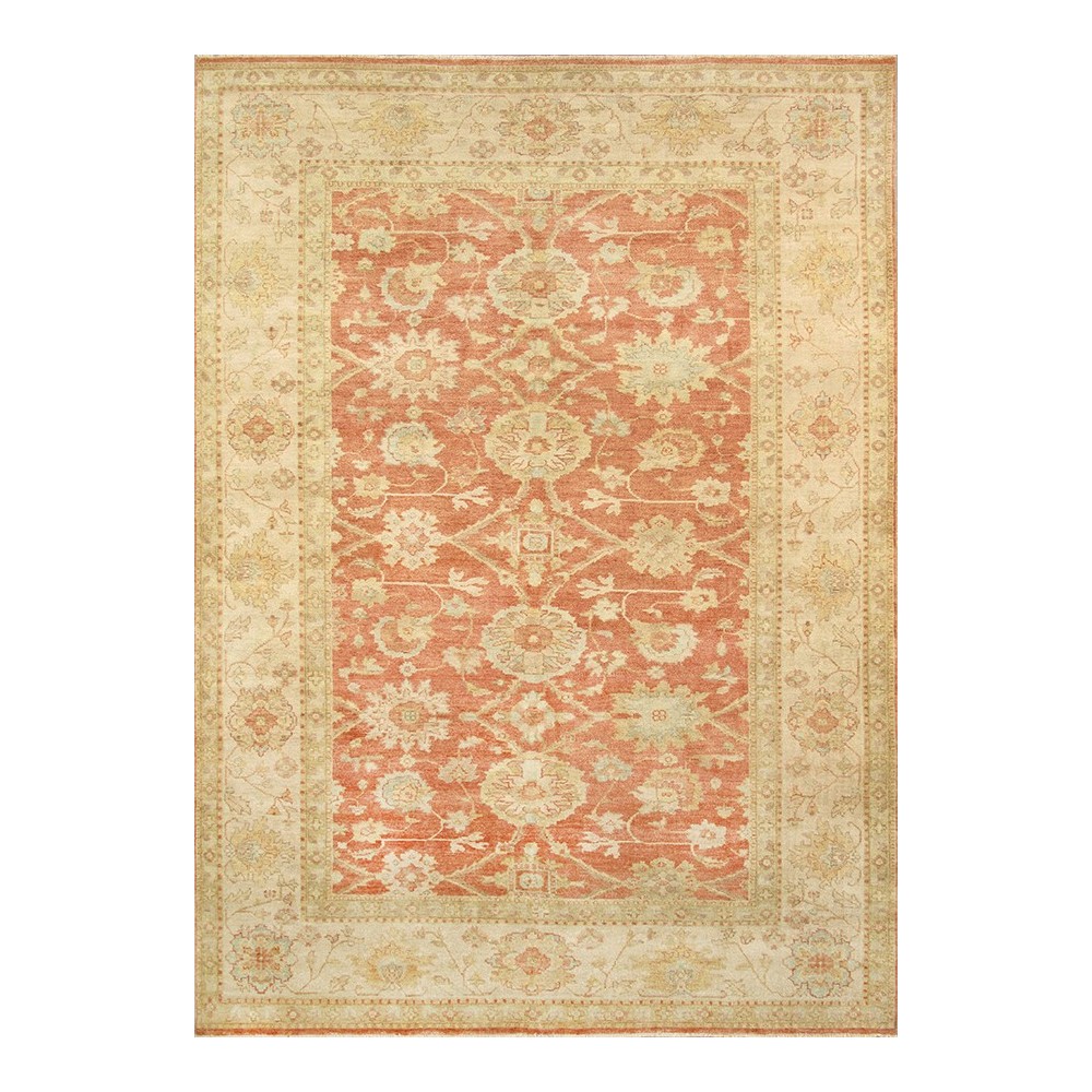 Pasargad Home Sultanabad Hand-Knotted Lamb's Wool Area Rug- 12' 5" X 18' 3"