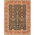 Pasargad Home Turkish Ferehan Hand-Knotted Lamb's Wool Area Rug- 9' 1" X 12' 2"