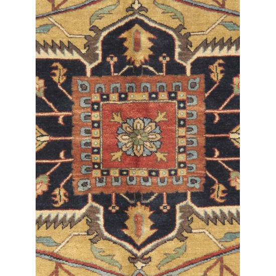 Pasargad Home Serapi Collection Hand-Knotted Wool Area Rug- 2' 0" X 3' 0"