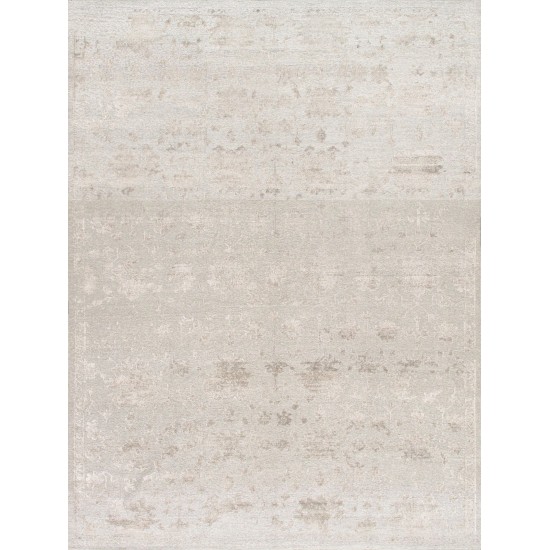 Transitional Hand-Knotted Bamboo Silk Area Rug- 8'10" X 11'10" AEB-319GL 9x12