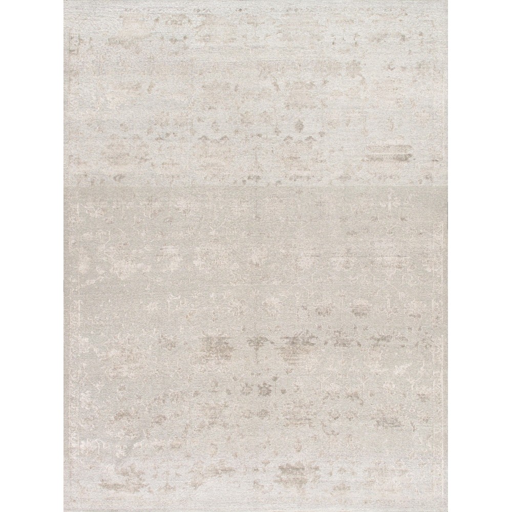 Transitional Hand-Knotted Bamboo Silk Area Rug- 8'10" X 11'10" AEB-319GL 9x12