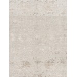 Transitional Hand-Knotted Bamboo Silk Area Rug- 8'10" X 11'10" AEB-319GL 9x12