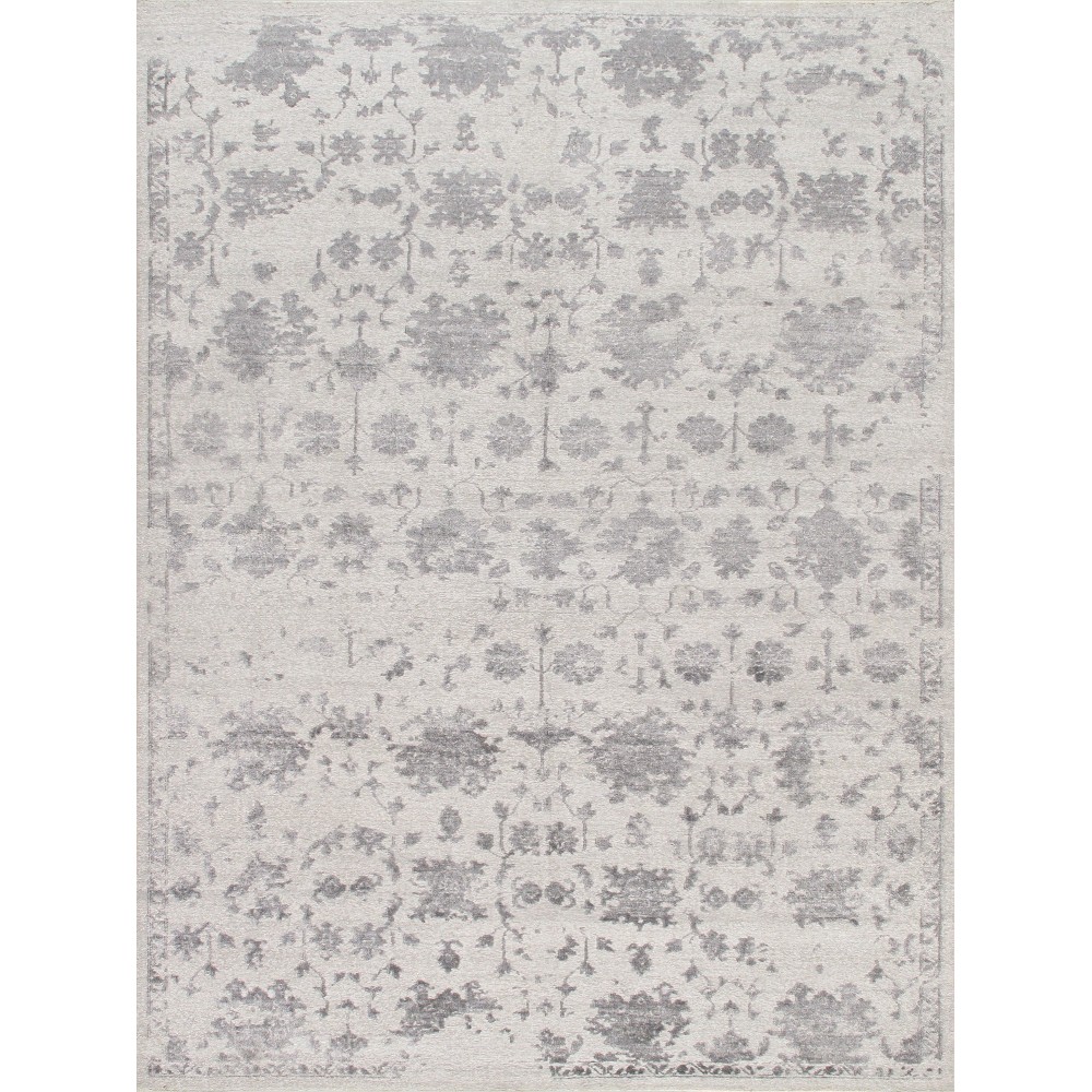 Transitional Hand-Knotted Bamboo Silk Area Rug- 8'10" X 11'10" AEB-319gb