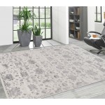 Transitional Hand-Knotted Bamboo Silk Area Rug- 8'10" X 11'10" AEB-319gb