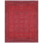 Pasargad Home Yamoud Hand-Knotted Lamb's Wool Area Rug- 9' 10" X 12' 9"