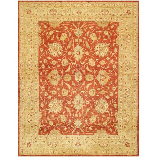 Pasargad Home Ferehan Hand-Knotted Lamb's Wool Area Rug- 11'11" X 15' 3"