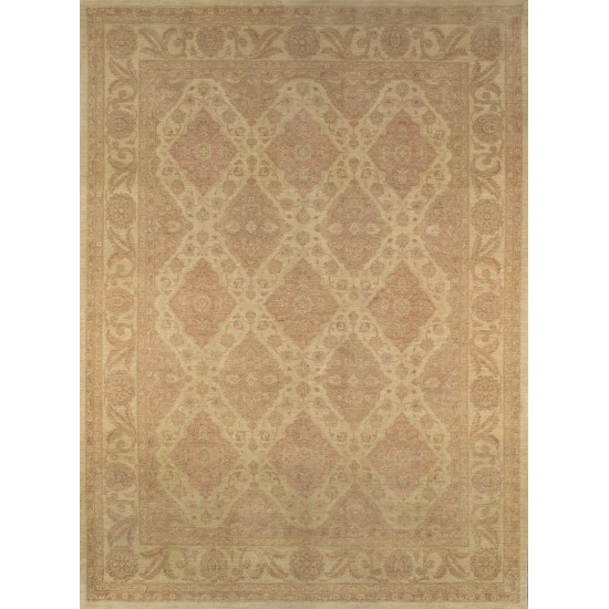 Pasargad Home Ferehan Hand-Knotted Lamb's Wool Area Rug-10' 1" X 13' 9"