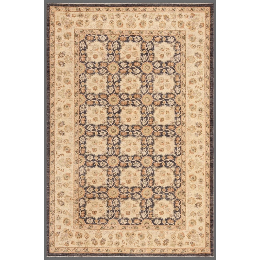 Pasargad Home Ferehan Collection Hand-Knotted Lamb's Wool Runner 5'11" X 8'10"