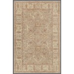 Pasargad Home Ferehan Hand-Knotted Lamb's Wool Area Rug- 6' 1" X 9' 1"