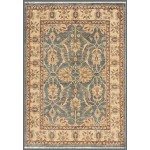 Pasargad Home Ferehan Hand-Knotted Lamb's Wool Area Rug- 4' 11" X 7' 0"