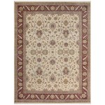 Pasargad Home Tabriz Hand-Knotted Lamb's Wool Area Rug- 9' 1" X 12' 2"