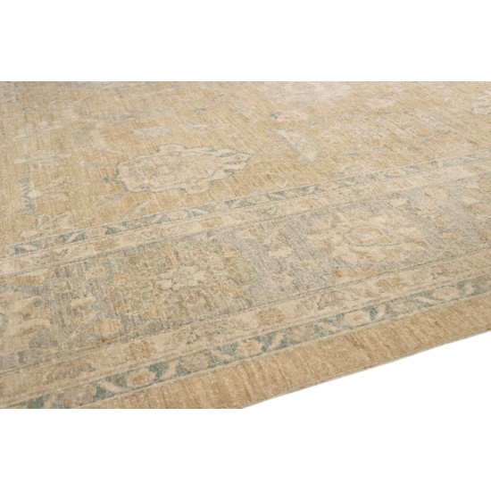 Pasargad Home Ferehan Collection Hand-Knotted Lambs Wool Area Rug