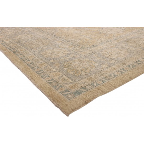 Pasargad Home Ferehan Collection Hand-Knotted Lambs Wool Area Rug