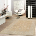 Pasargad Home Ferehan Collection Hand-Knotted Lambs Wool Area Rug