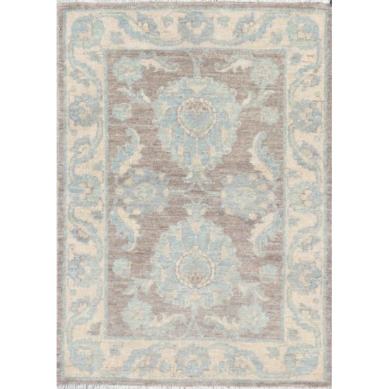 Pasargad Home Ferehan Collection Hand-Knotted Wool Area Rug- 2' 2" X 3' 0"