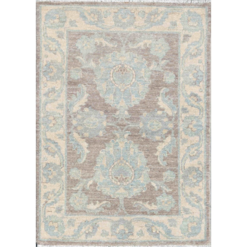 Pasargad Home Ferehan Collection Hand-Knotted Wool Area Rug- 2' 3" X 3' 0"