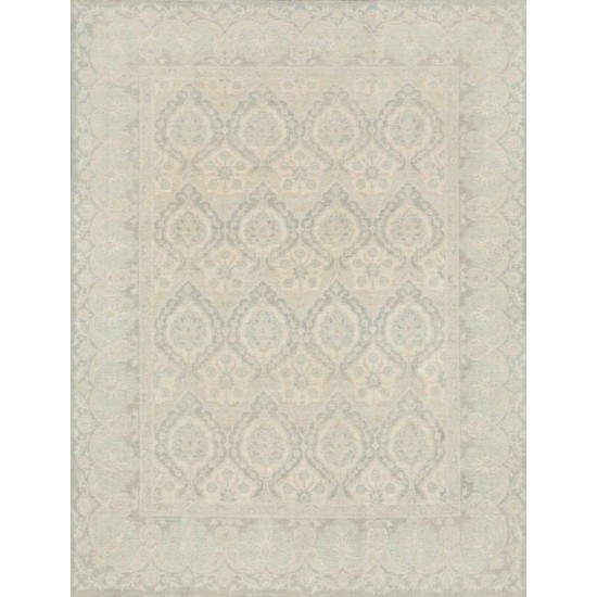 Pasargad Home Ferehan Collection Hand-Knotted Wool Area Rug- 8' 0" X 10' 4"