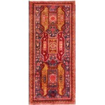 Pasargad Home Vintage N.w. Collection Red Wool Area Rug- 4' 6" X 10' 2"