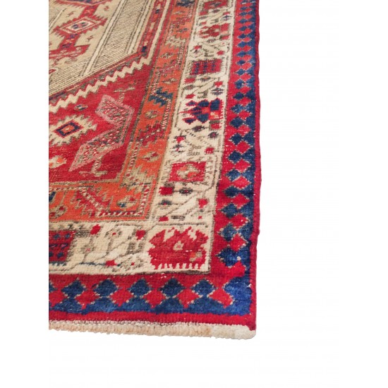 Pasargad Home Vintage Serab Collection Camel Wool Area Rug- 3' 1" X 11' 9"